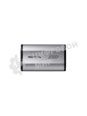 Внешний SSD ADATA SD810, 2TB, USB 3.2 Gen 2x2 Type-C, R/W 2000/2000, серебристый