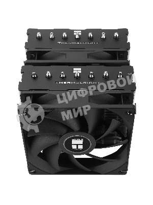 Устройство охлаждения(кулер) Thermalright Phantom Spirit 120 SE Soc-AM5/AM4/1151/1200/1700 черный 4-pin 25.6dB Al+Cu 765gr Ret (PS120-SE)