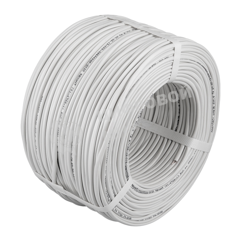 Кабель сигнальный КСВЭВ Rexant 4х0,5мм ССА, бухта 200 м