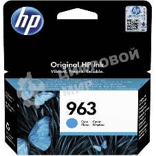 Картридж струйный HP 963 3JA23AE голубой (700 стр) для HP OfficeJet Pro 901x/902x