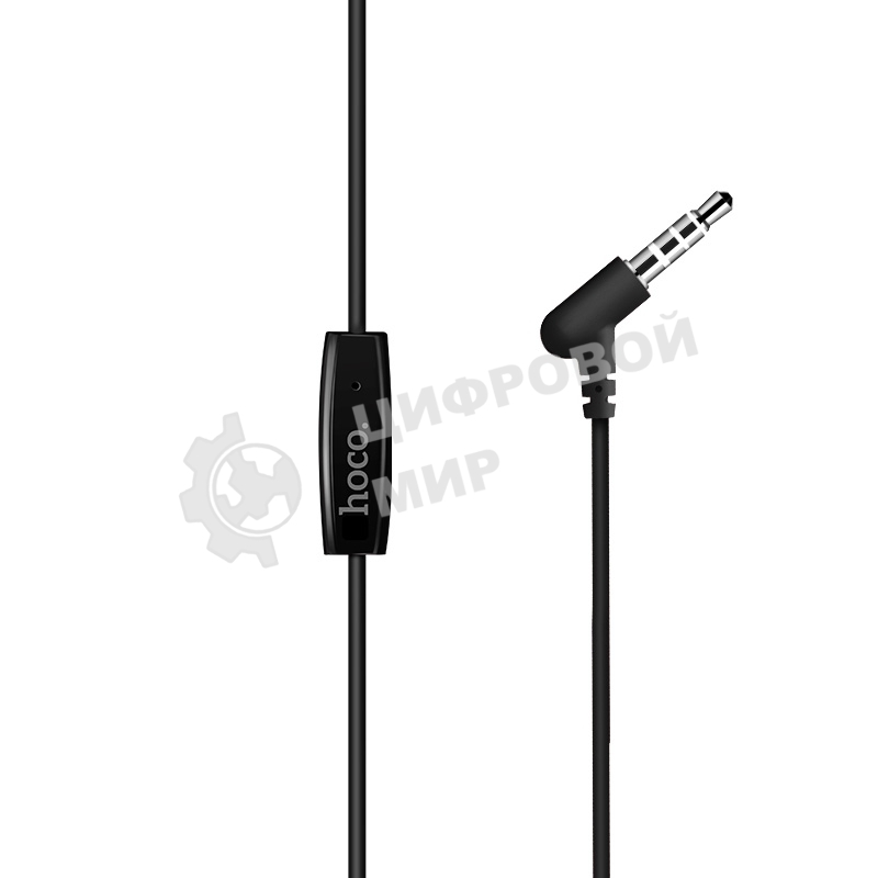 Проводные наушники Hoco M19 черный, внутриканальные, Jack 3.5 мм