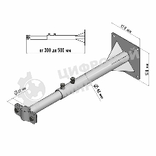 Кронштейн для мачт Rexant 