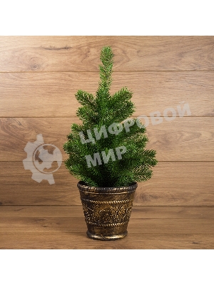 Елочка Neon-night 45 см в пластиковом горшке, Литая