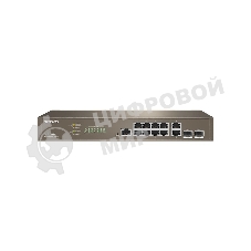 Коммутатор TENDA TEG5312F 10PORT 1000M 2SFP