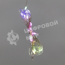 Гирлянда Neon-night Светодиодный дождь из росы 3х2м, мультиколор, USB + пульт управления, с крючками для крепления