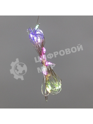 Гирлянда Neon-night Светодиодный дождь из росы 3х2м, мультиколор, USB + пульт управления, с крючками для крепления