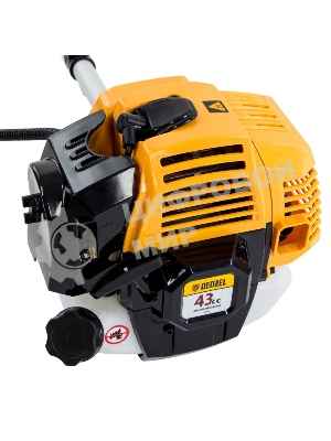 Триммер бензиновый Denzel DR-43S, 43 см3, разъемная штанга, состоит из 2 частей