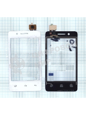 Сенсорное стекло (тачскрин) для Fly IQ436i ERA Nano 9, белое