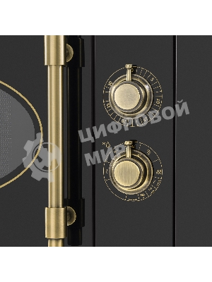 Микроволновая печь встраиваемая Maunfeld JBMO.20.5GRBG черный, 20 л, 700 Вт, переключатели - поворотный механизм