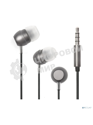 Наушники проводные Dialog EP-F57 серый, внутриканальные, Jack 3.5 мм