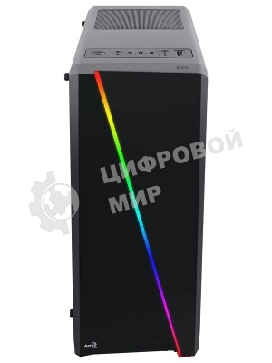 Компьютерный корпус Aerocool/Formula PGS-V Cylon , ATX, без БП, RGB подсветка, окно, картридер, 1x USB 3.0 + 2x USB 2.0, 1х12см вентилятор в комплекте