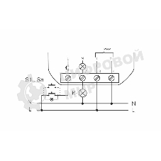 Реле импульсное BIS-402 (для установки в монтажную коробку 230В 8А 1Z IP40) F&F EA01.005.002
