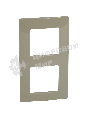 Рамка 2 поста, сл. кость ETIKA