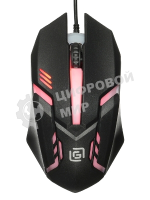 Мышь проводная Oklick 396M INSOMNIA черный, 1000 dpi, USB, кнопки - 3