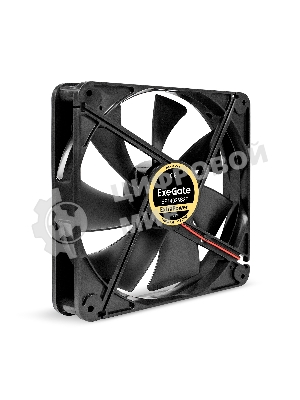 Вентилятор для корпуса ExeGate ExtraPower EP14025S2P черный, 140 мм, 1600 об/мин, 31 дБ, 2 pin