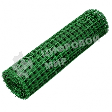 Садовая решетка Россия в рулоне 1x20 м, ячейка 50x50 мм - зеленая 64516