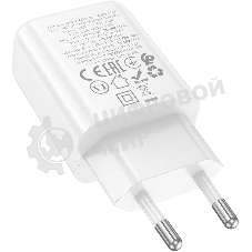Сетевое зарядное устройство Hoco N63 Gentle 30W 3A (PD+QC) белый