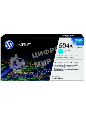 Картридж лазерный HP CE251A голубой для CLJ CM3530/CP3525 7000 стр.