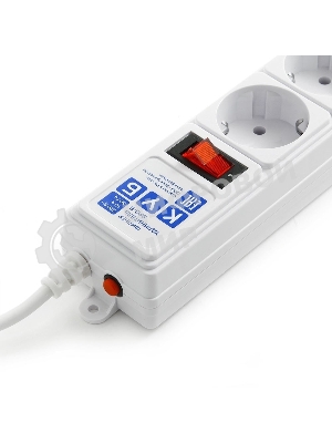 Сетевой фильтр Powercube SPG-B-10-WHITE 3 м, 5 розеток, белый, коробка