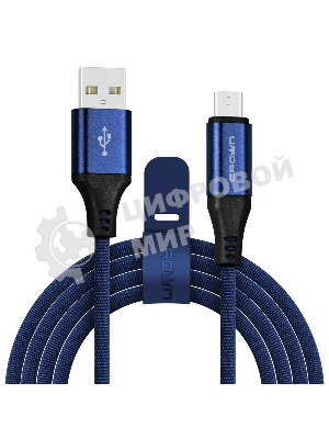 Кабель Crown USB - microUSB CMCU-3103M blue
