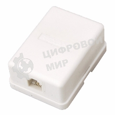 Рoзетка телефонная внешняя PROconnect, 1 порт RJ-11(6P-2C), категория 3, (50 шт/уп)