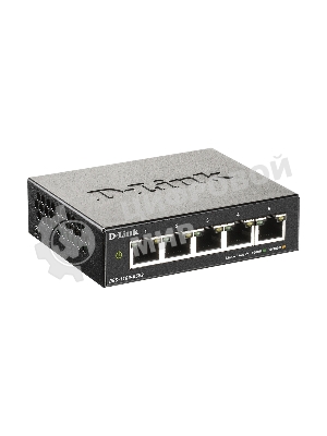 Коммутатор D-Link DGS-1100-05V2/A1A, L2 Smart Switch with 5 10/100/1000Base-T ports.8K Mac address, 802.3x Flow Control, Port Trunking, Port Mirroring, IGMP Snooping, 32 of 802.1Q VLAN, VID range 1-4094, Loopba