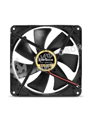 Вентилятор для корпуса ExeGate ExtraPower EP14025S2P черный, 140 мм, 1600 об/мин, 31 дБ, 2 pin