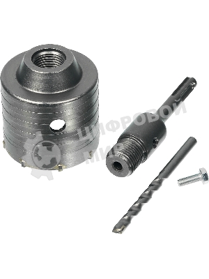 Коронка по бетону, М22 х 68 мм, SDS PLUS, в сборе