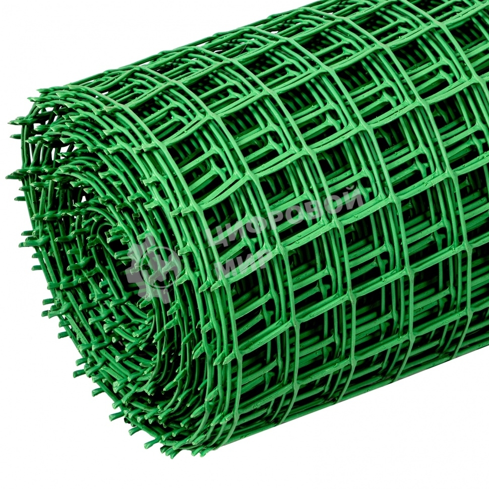 Садовая решетка Россия в рулоне 1x20 м, ячейка 50x50 мм - зеленая 64516