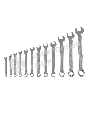 Набор ключей комбинированных Stels 12 шт. 6-22 мм антислип