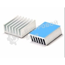 Аллюминиевый радиатор 14х14х10 мм с термоскотчем 3M 8810