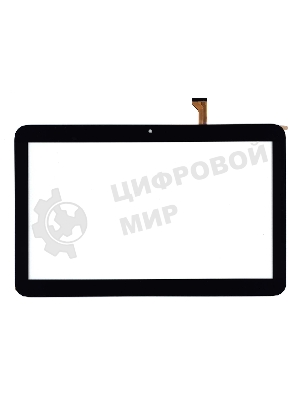 Сенсорное стекло (тачскрин) MJK-PG101-1519-FPC. черное