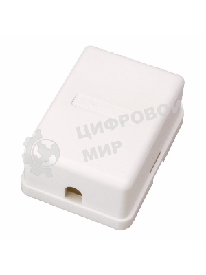 Рoзетка телефонная внешняя PROconnect, 1 порт RJ-11(6P-2C), категория 3, (50 шт/уп)