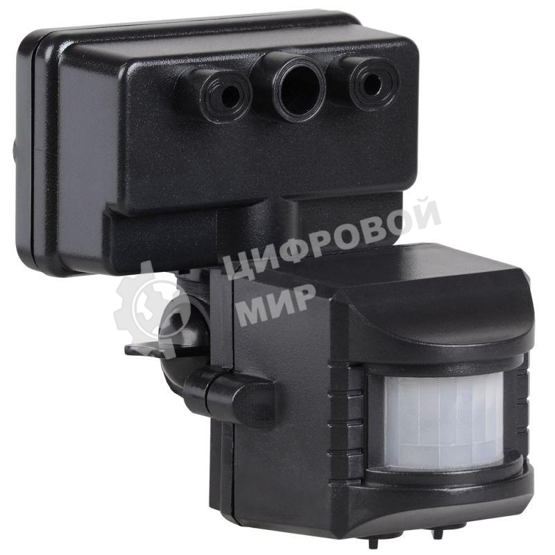 Датчик движения IEK LDD13-019-1100-002 ДД 019 черный, макс. нагрузка 1100Вт, угол обзора 120град., дальность 12м, IP44