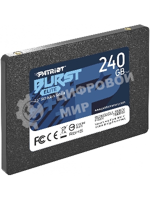 Накопитель SSD Patriot Burst Elite, 240Gb, SATA, 2.5