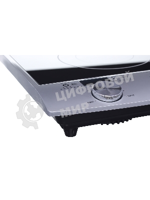 Плита настольная электрическая Hyundai HYC-0103 серебристый/черный стеклокерамика (настольная)