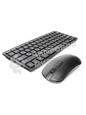 Комплект клавиатура+мышь Gembird KBS-9100 беспроводной, USB, 1600 DPI, чёрный