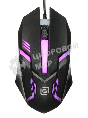 Мышь проводная Oklick 396M INSOMNIA черный, 1000 dpi, USB, кнопки - 3