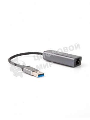 Кабель-переходник USB 3.0 (Am) --> LAN RJ-45 Ethernet 1000 Mbps, Aluminum Shell,Telecom TU312M