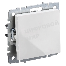 Выключатель 1-кл. прох. IEK BRITE 10А ВС10-1-6-БрБ белый
