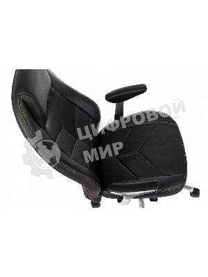 Кресло Бюрократ Zen/Black черный, кожа