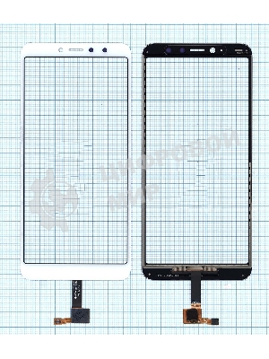 Сенсорное стекло (тачскрин) для Xiaomi Redmi Y2, белое