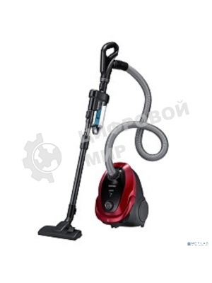 Пылесос Samsung VC20M257AWR красный, 460/2000 Вт, уборка сухая, пылесборник мешок 2.5 л