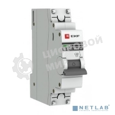 Выключатель автоматический модульный 1п C 25А 4.5кА ВА 47-63 PROxima EKF mcb4763-1-25C-pro