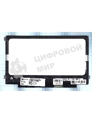 Матрица 11.6 Matte NT116WHM-N21, WXGA HD 1366x768, 30 Lamels DisplayPort, cветодиодная (LED), уши Л/П