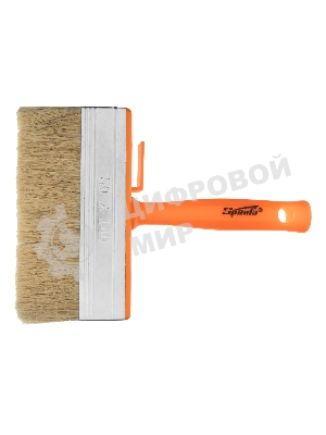 Кисть-ракля Sparta 50х140 мм, натуральная щетина, пластмассовый корпус, пластмассовая рукоятка