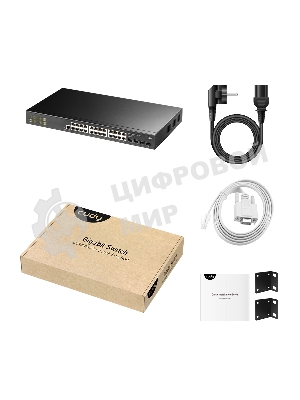 Коммутатор Cudy GS2024S2 (L2) 24x1 Гбит/с 4SFP управляемый