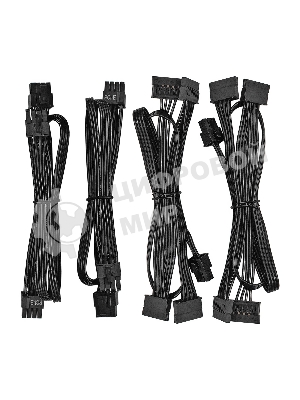 Блок питания серверный 1100W ExeGate ServerPRO-1100PAS (ATX, APFC, КПД 82% (80 PLUS), 12cm fan, 24pin, 2(4+4)pin, 6xPCI-E, 8xSATA, 4xIDE, Cable Management, black)