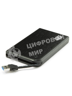 Внешний корпус для HDD/SSD AgeStar 3UB2A14 SATA II пластик/алюминий черный 2.5