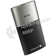 Внешний SSD Netac Z9, 128 Gb, USB 3.2 Gen 2 Type-C, R/W 550/480, черный